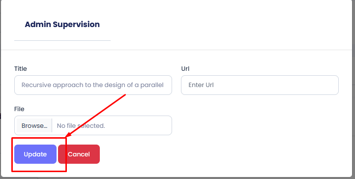 Edit Supervision Profile Form